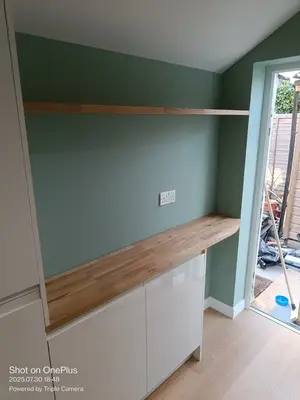 Under-stair cupboard and drawer unit fitted in Slough