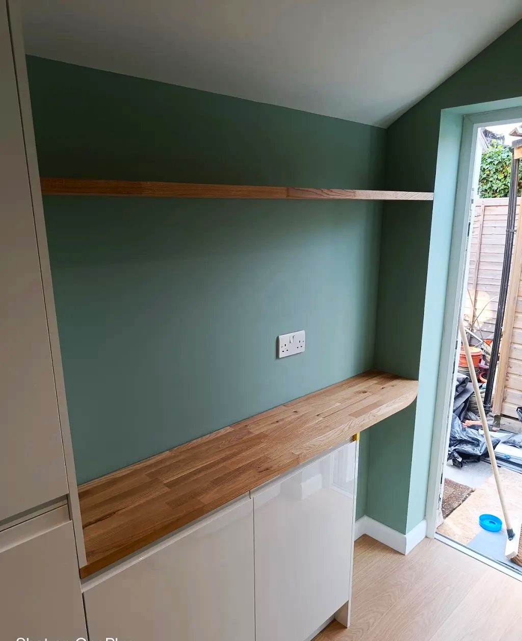 Bespoke shelving fitted in Slough by JM Carpentry & Sons Ltd